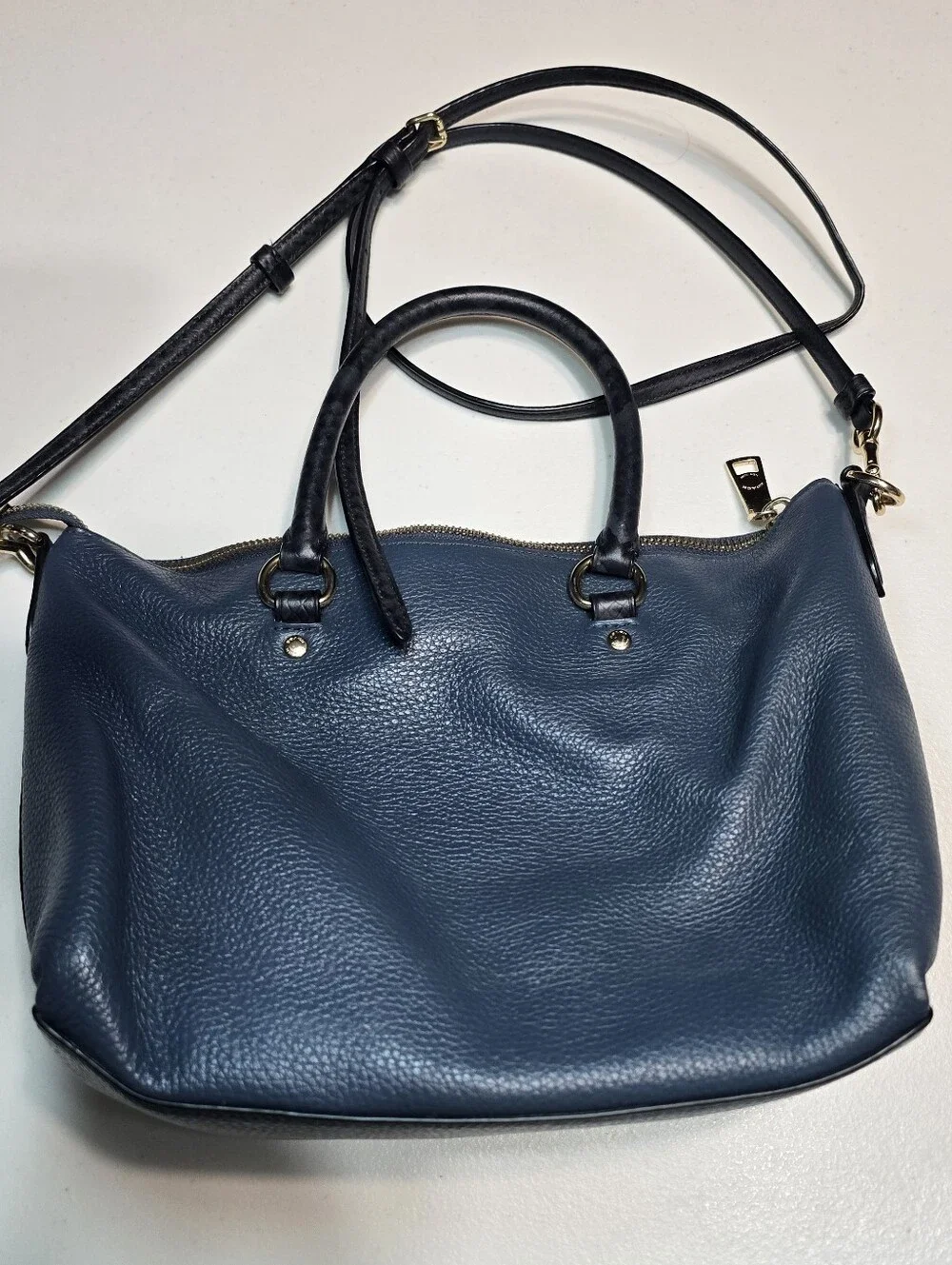 Coach Mini Emma Dark Denim Leather‎ Used